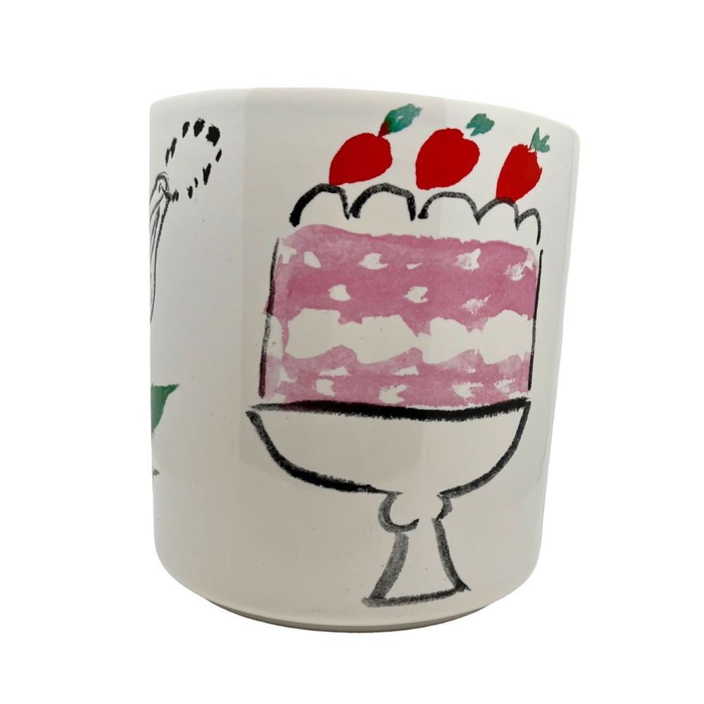 Retired Kate Spade Lenox Ceramic “All in Good Taste” Kitchen Utensil Canister
